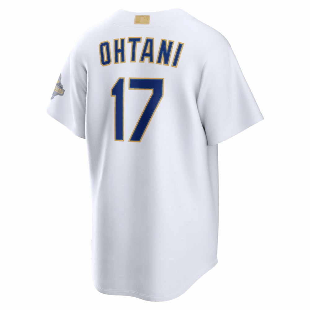 Shohei Ohtani Los Angeles Dodgers 2026 Gold Collection Stadium Jersey White