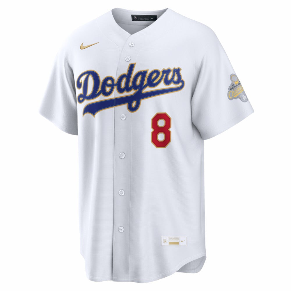 Enrique Hernández Los Angeles Dodgers 2026 Gold Collection Stadium Jersey White