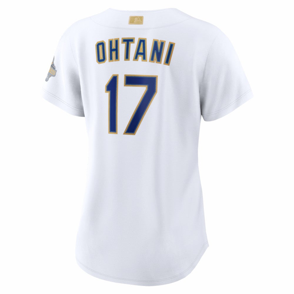 Shohei Ohtani Los Angeles Dodgers Women's 2026 Gold Collection Stadium Jersey White