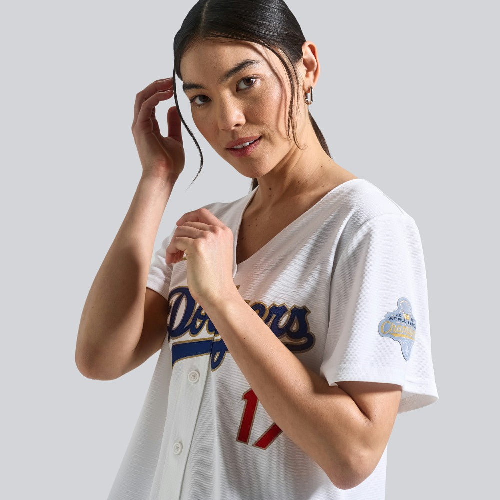 Shohei Ohtani Los Angeles Dodgers Women's 2026 Gold Collection Stadium Jersey White
