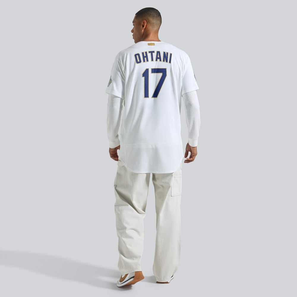 Shohei Ohtani Los Angeles Dodgers 2026 Gold Collection Authentic Jersey White