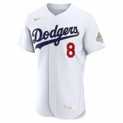 Enrique Hernández Los Angeles Dodgers 2026 Gold Collection Authentic Jersey White