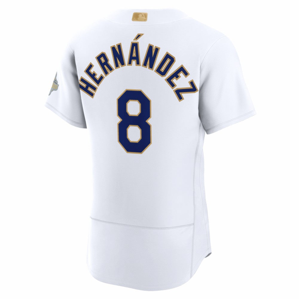 Enrique Hernández Los Angeles Dodgers 2026 Gold Collection Authentic Jersey White