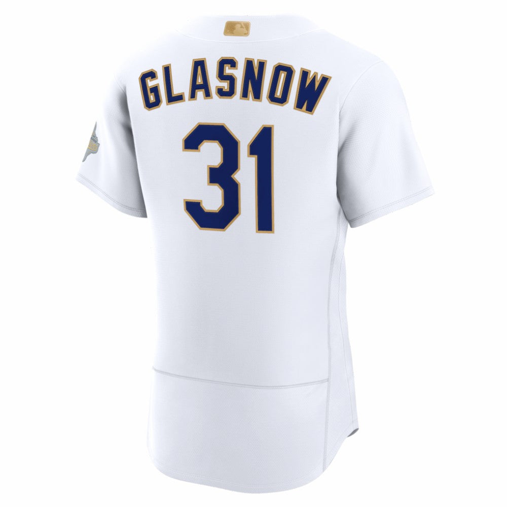 Tyler Glasnow Los Angeles Dodgers 2026 Gold Collection Authentic Jersey White