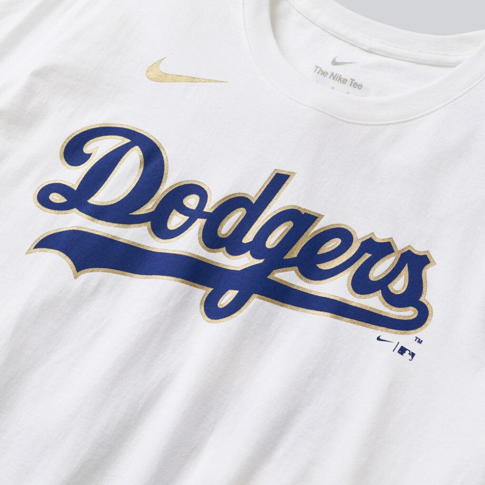 Enrique Hernández Los Angeles Dodgers 2026 Gold Collection Name & Number T-Shirt White