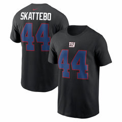 Cam Skattebo New York Giants Name & Number T-Shirt - Black on sale