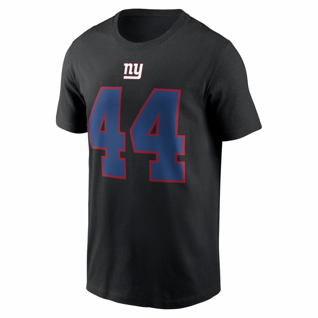 Cam Skattebo New York Giants Name & Number T-Shirt - Black on sale