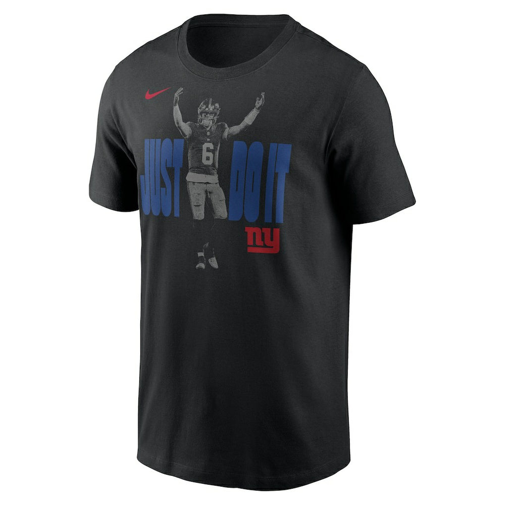Jaxson Dart New York Giants Just Do It T-Shirt - Black online