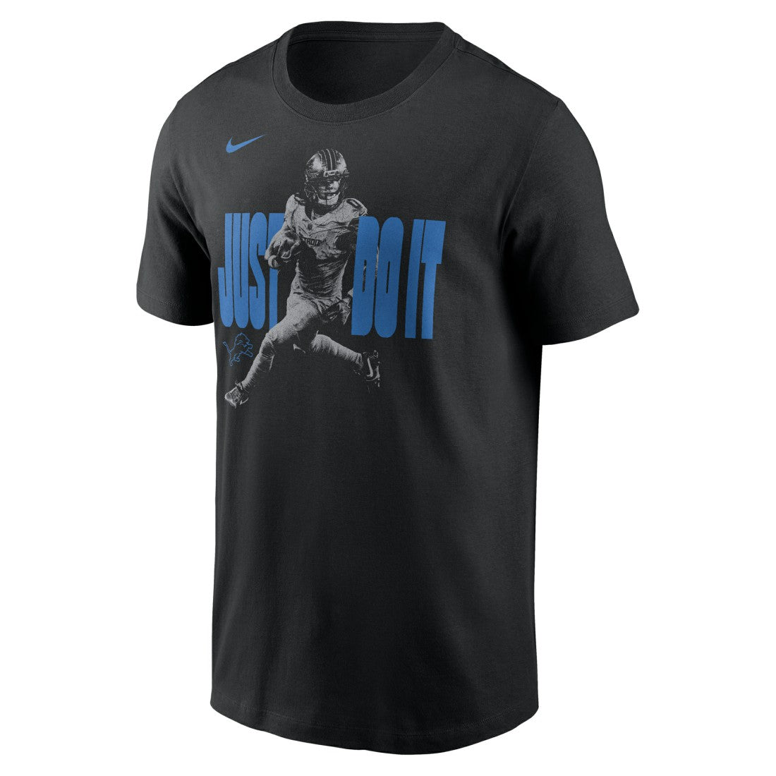 Jahmyr Gibbs Detroit Lions Just Do It T-Shirt - Black cheap