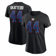 Cam Skattebo New York Giants Women's Name & Number T-Shirt - Black online