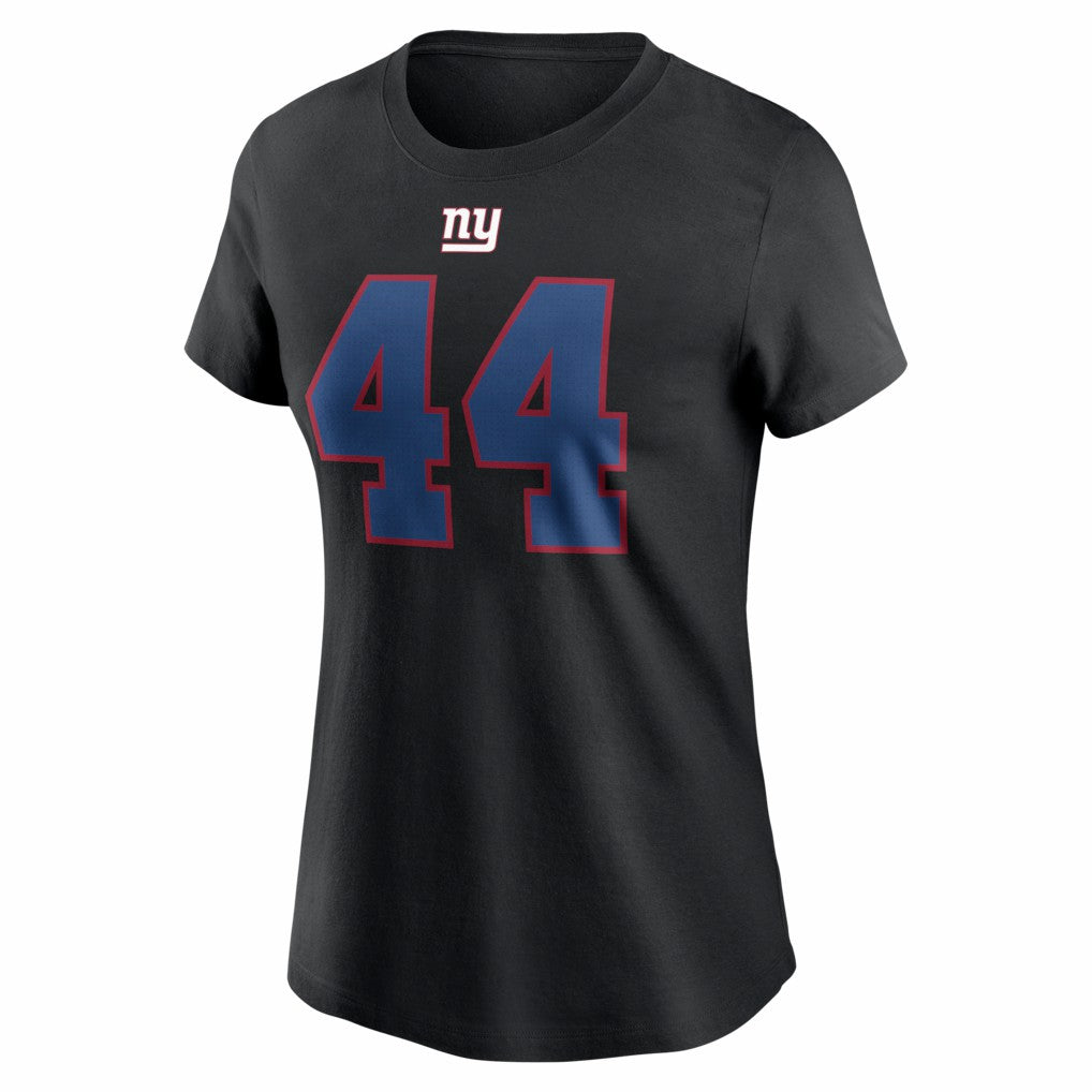 Cam Skattebo New York Giants Women's Name & Number T-Shirt - Black online