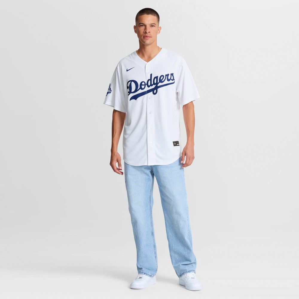 Freddie Freeman Los Angeles Dodgers Home 2025 World Series Champions Replica Jersey White