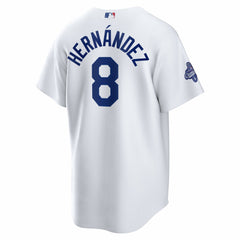 Enrique Hernández Los Angeles Dodgers Home 2025 World Series Champions Replica Jersey White