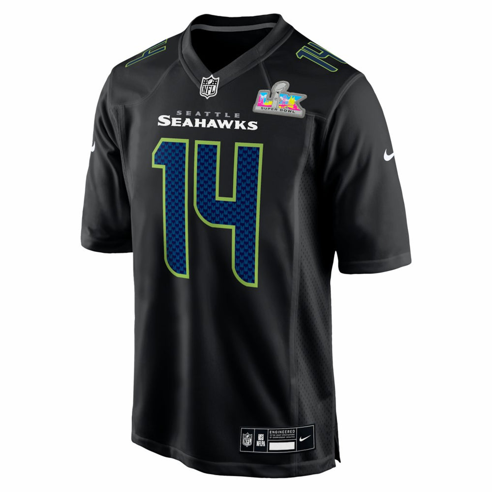 Sam Darnold Seattle Seahawks Super Bowl LX Patch Carbon Fashion Game Jersey - Black on sale