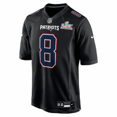 Stefon Diggs New England Patriots Super Bowl LX Patch Carbon Fashion Game Jersey - Black discount