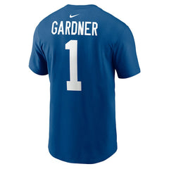 Ahmad Sauce Gardner Indianapolis Colts Player Name & Number T-Shirt - Royal cheap