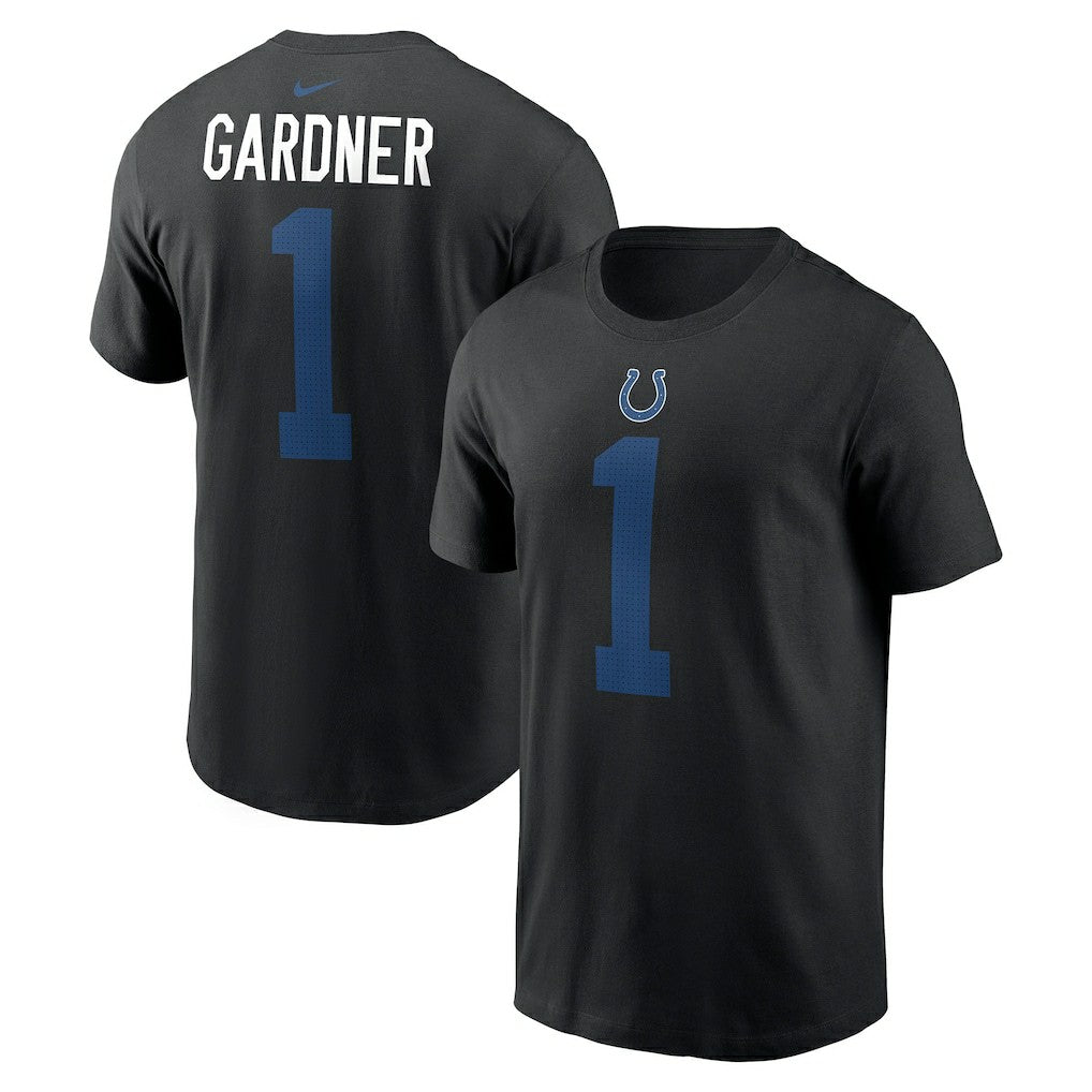 Ahmad Sauce Gardner Indianapolis Colts Player Name & Number T-Shirt - Black outlet