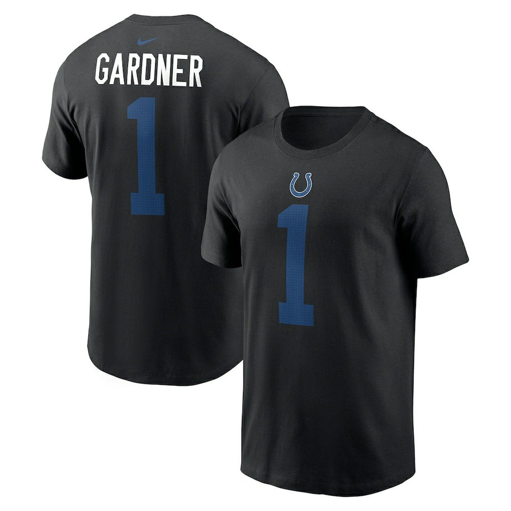Ahmad Sauce Gardner Indianapolis Colts Player Name & Number T-Shirt - Black outlet