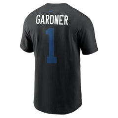 Ahmad Sauce Gardner Indianapolis Colts Player Name & Number T-Shirt - Black outlet