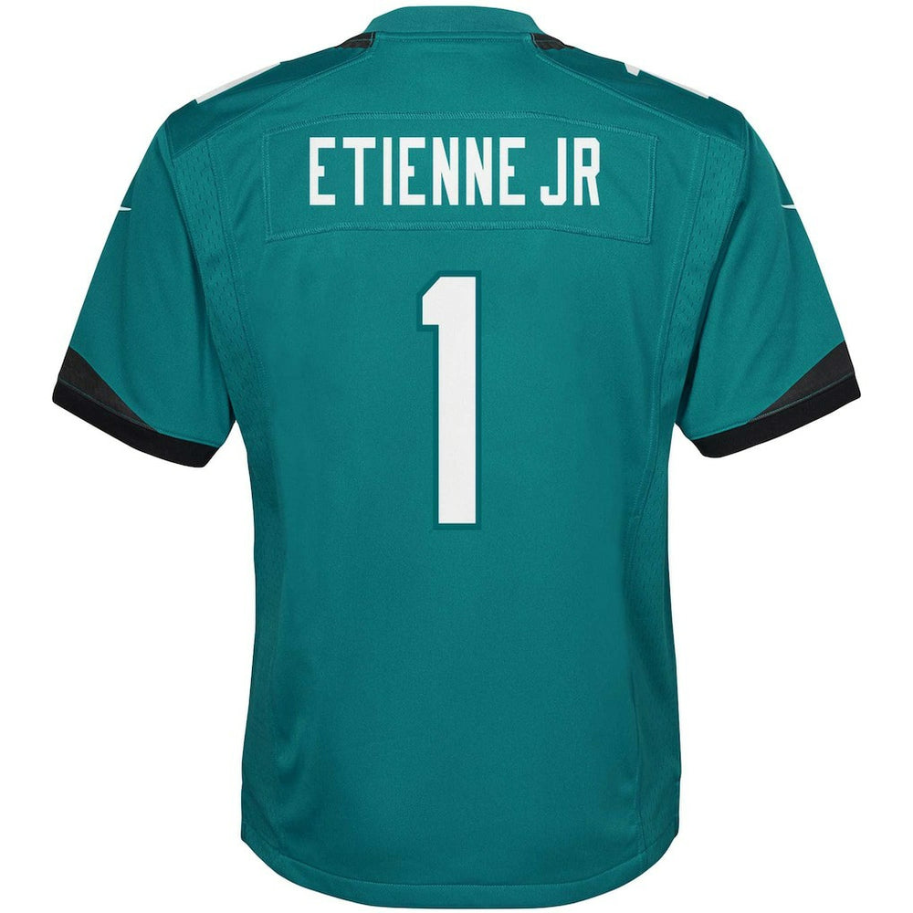 Travis Etienne Jacksonville Jaguars Youth Game Jersey - Teal sale