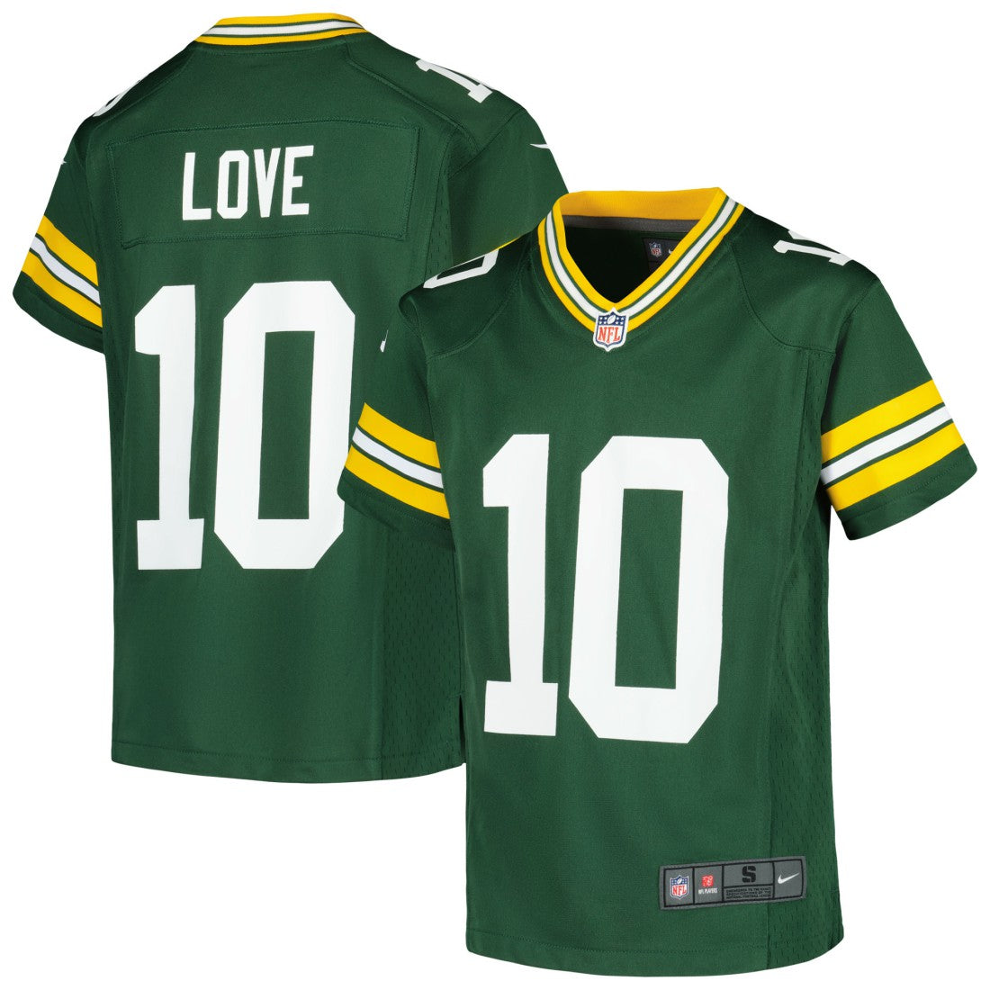 Jordan Love Green Bay Packers Youth Game Jersey - Green outlet
