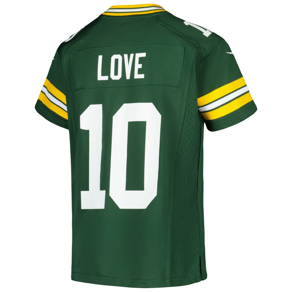 Jordan Love Green Bay Packers Youth Game Jersey - Green outlet