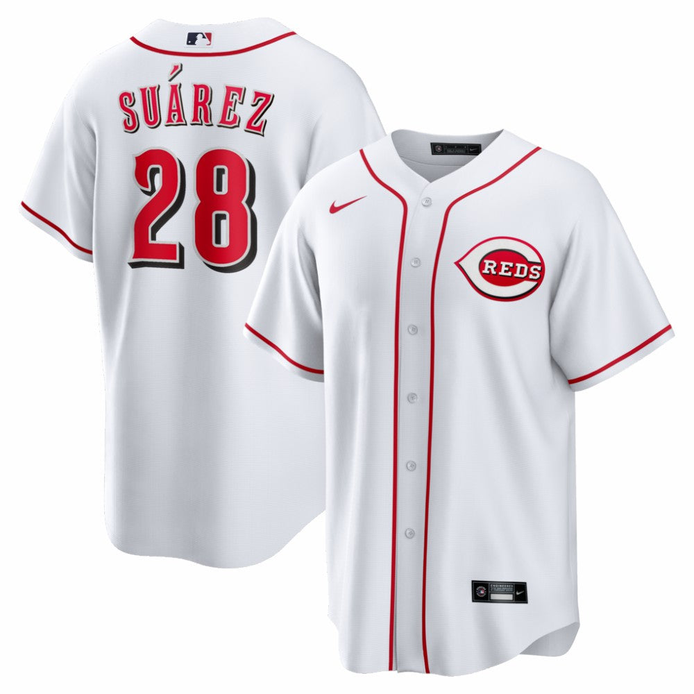 Eugenio Suárez Cincinnati Reds Home Replica Jersey White