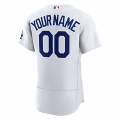 Los Angeles Dodgers Home Authentic Custom Jersey White
