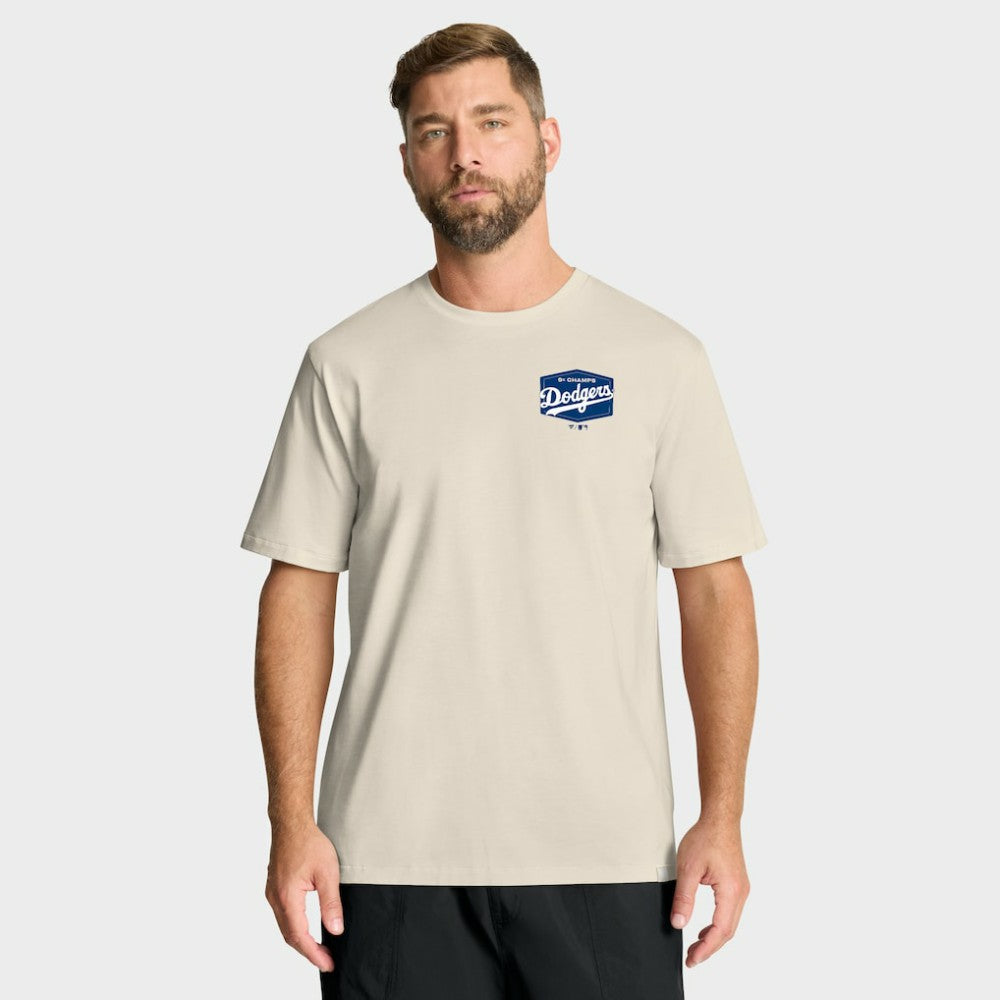 Los Angeles Dodgers Local 9x Champs T-Shirt Tan