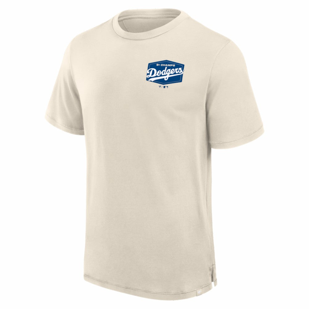 Los Angeles Dodgers Local 9x Champs T-Shirt Tan
