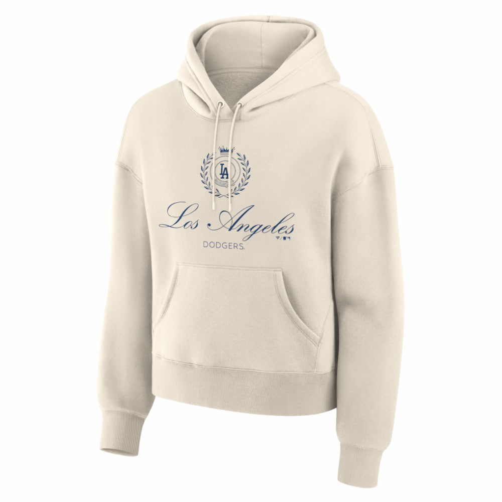 Los Angeles Dodgers Women's Legacy Fleece Hoodie Cream
