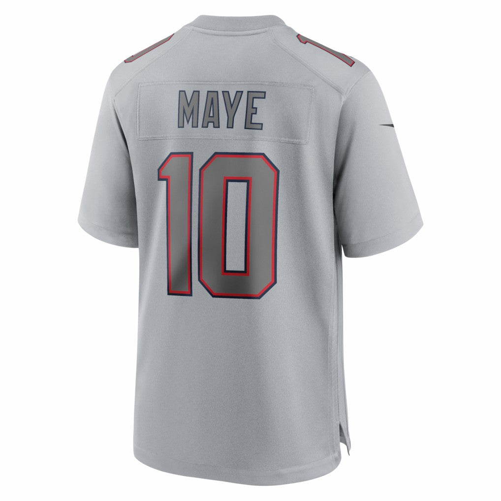 Drake Maye New England Patriots Atmosphere Fashion Game Jersey - Gray online
