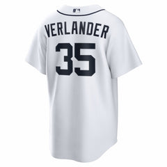 Justin Verlander Detroit Tigers Home Replica Jersey White