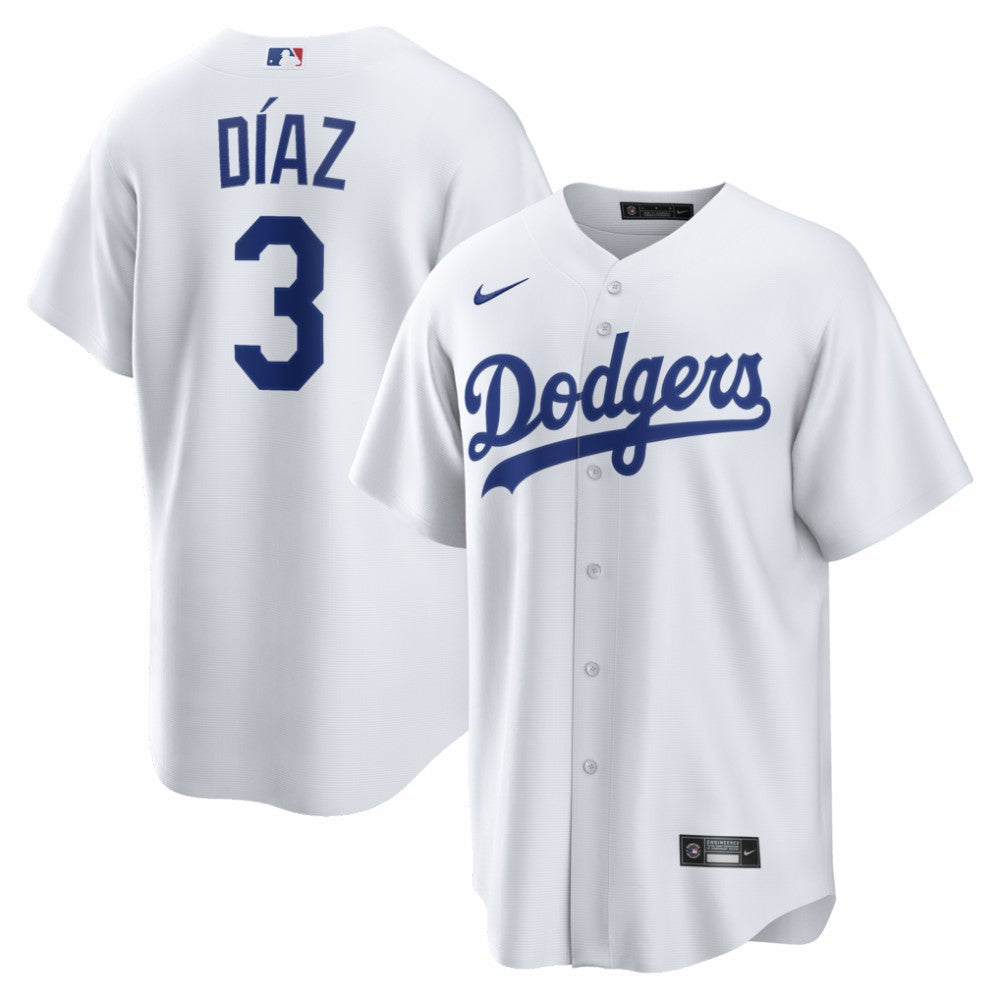 Edwin Díaz Los Angeles Dodgers Home Replica Jersey White