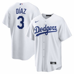 Edwin Díaz Los Angeles Dodgers Home Replica Jersey White