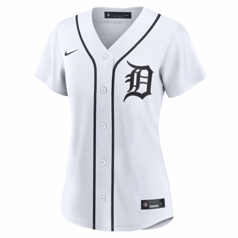 Justin Verlander Detroit Tigers Women's Home Replica Jersey White
