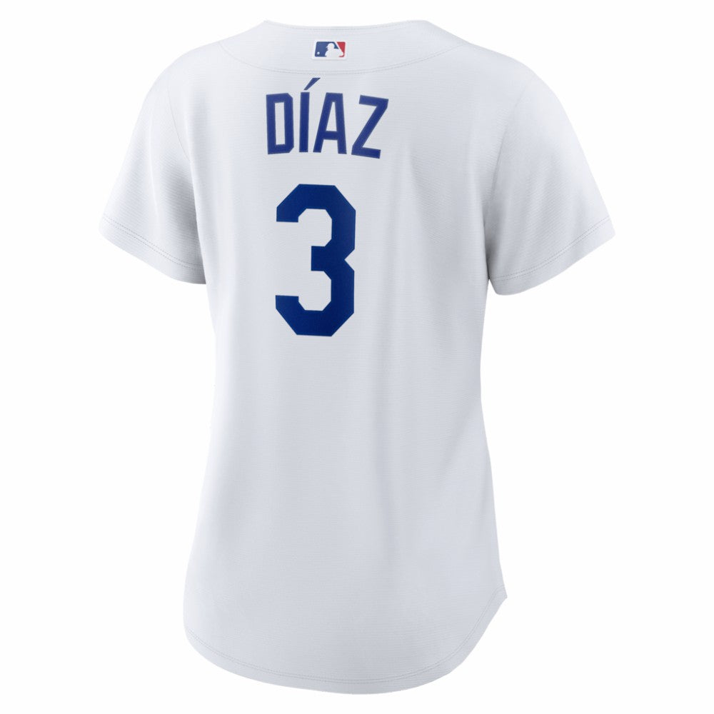 Edwin Díaz Los Angeles Dodgers Women's Home Replica Jersey White