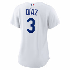 Edwin Díaz Los Angeles Dodgers Women's Home Replica Jersey White