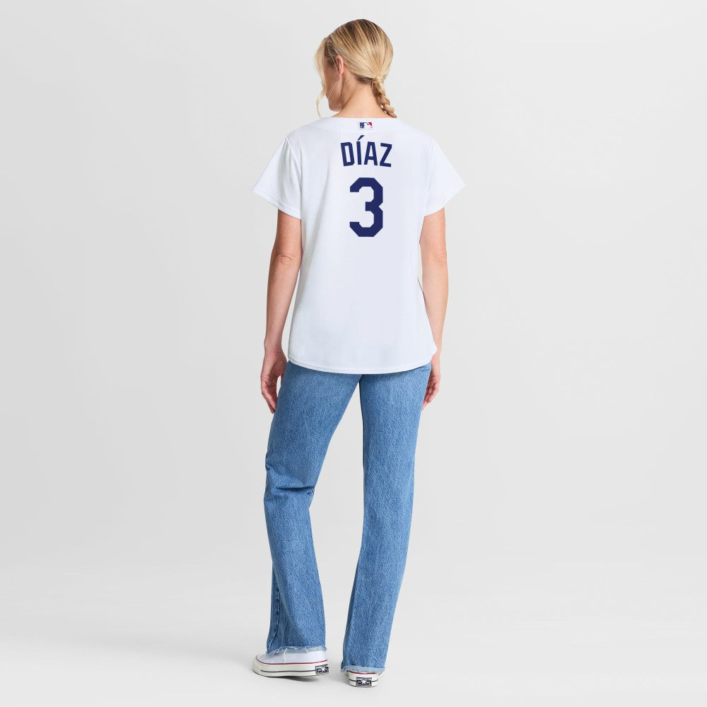 Edwin Díaz Los Angeles Dodgers Women's Home Replica Jersey White