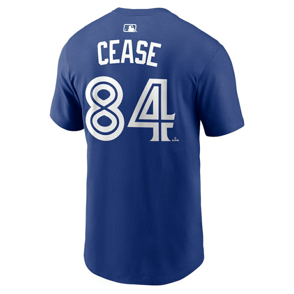 Dylan Cease Toronto Blue Jays Home Name & Number T-Shirt Royal