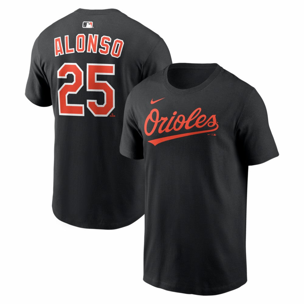 Pete Alonso Baltimore Orioles Home Name & Number T-Shirt Black