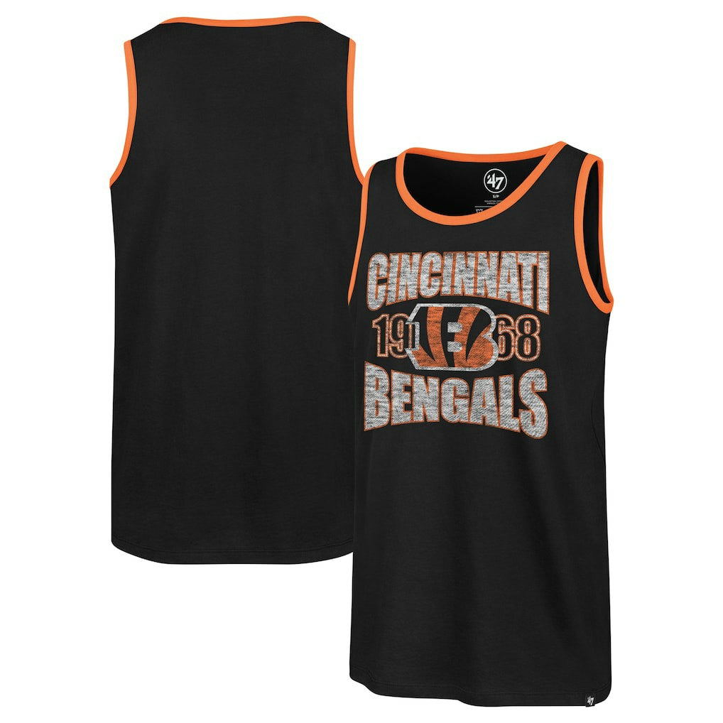 Cincinnati Bengals '47 Upload Franklin Tank Top - Black outlet
