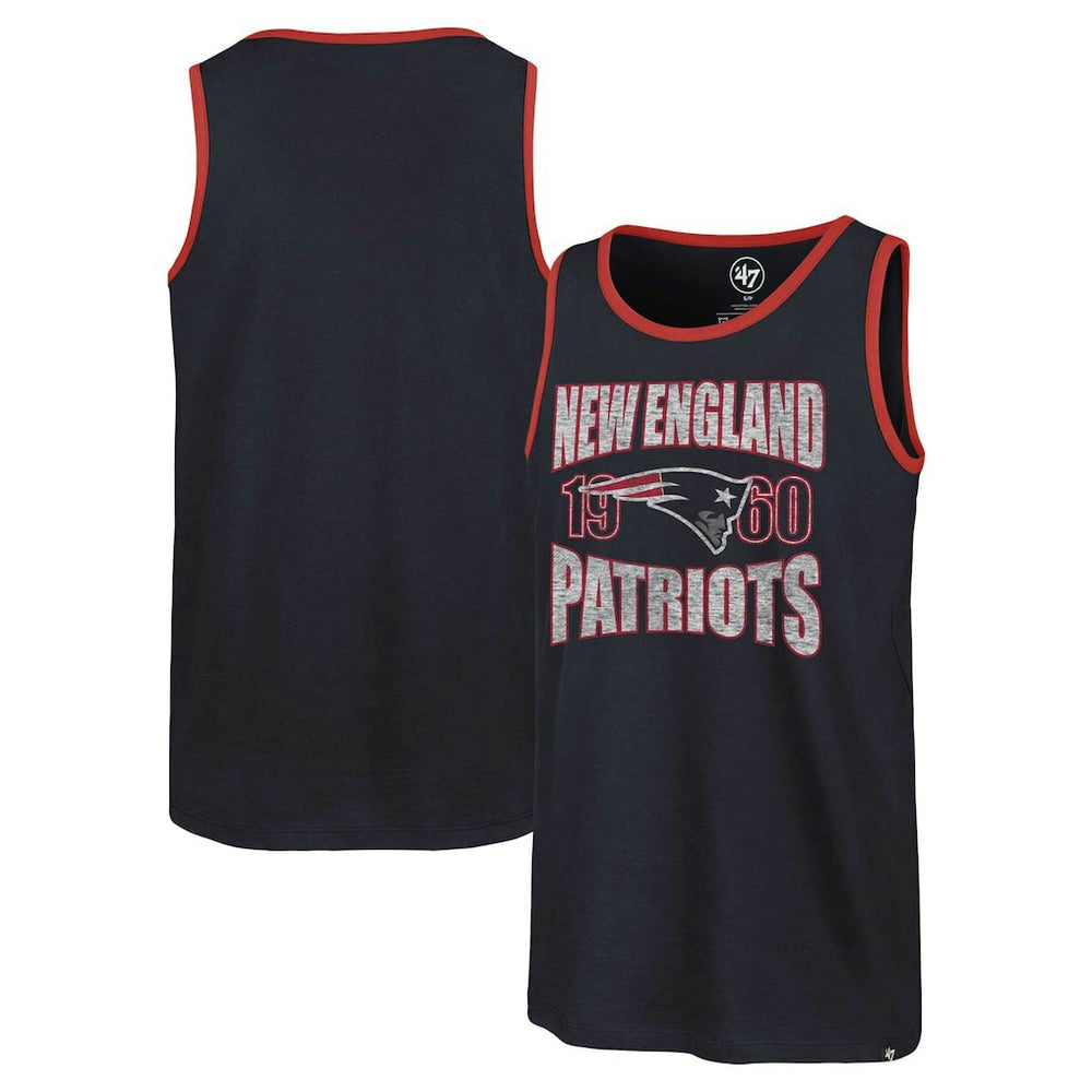 New England Patriots '47 Upload Franklin Tank Top - Navy on sale