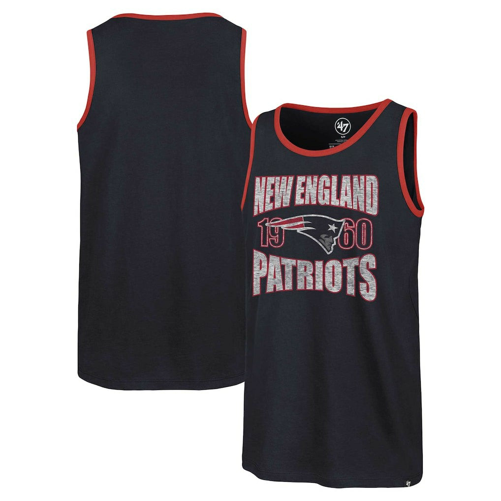 New England Patriots '47 Upload Franklin Tank Top - Navy on sale