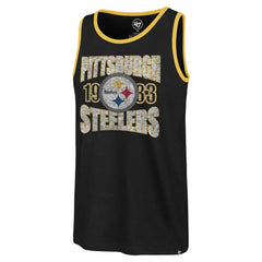 Pittsburgh Steelers '47 Upload Franklin Tank Top - Black sale