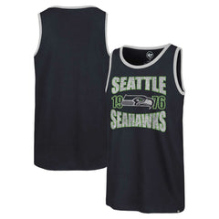 Seattle Seahawks '47 Upload Franklin Tank Top - College Navy on sale