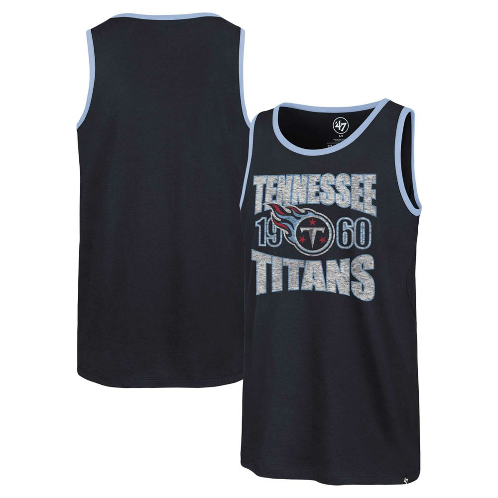 Tennessee Titans '47 Upload Franklin Tank Top - Navy for sale
