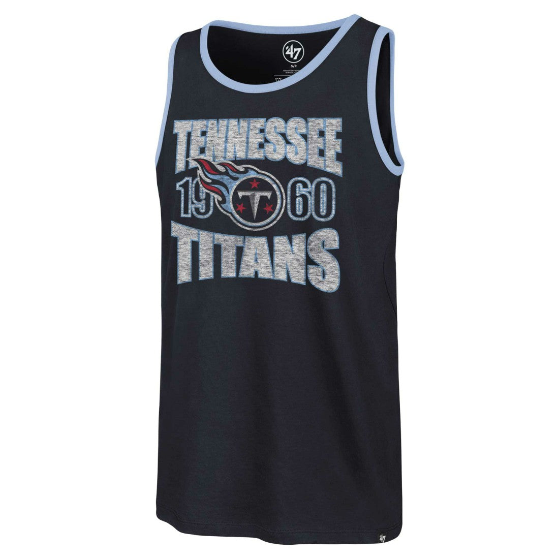 Tennessee Titans '47 Upload Franklin Tank Top - Navy for sale