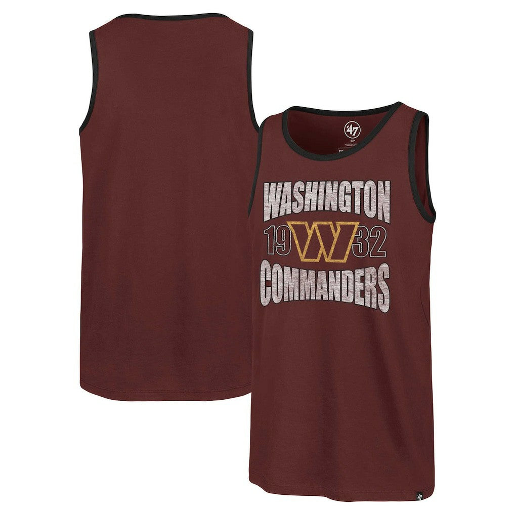 Washington Commanders '47 Upload Franklin Tank Top - Burgundy discount