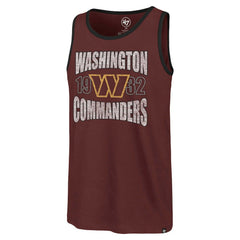 Washington Commanders '47 Upload Franklin Tank Top - Burgundy discount